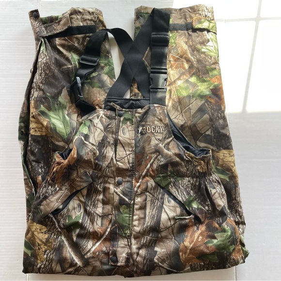 Rocky ProHunter Waterproof Insulated Bibs Men Size Large - Picture 16 of 16